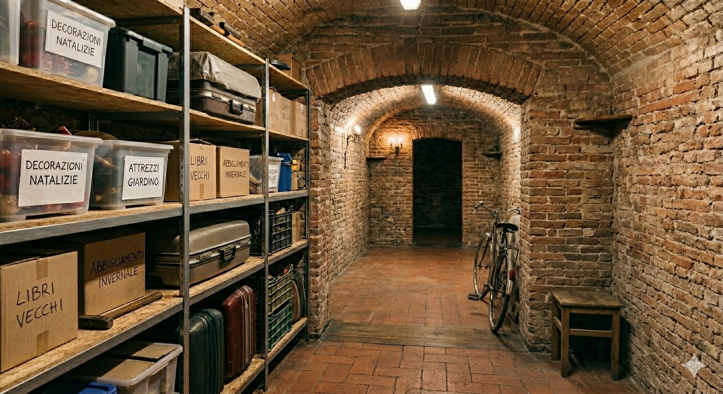 Milano – Cantina con soffitta in vendita.