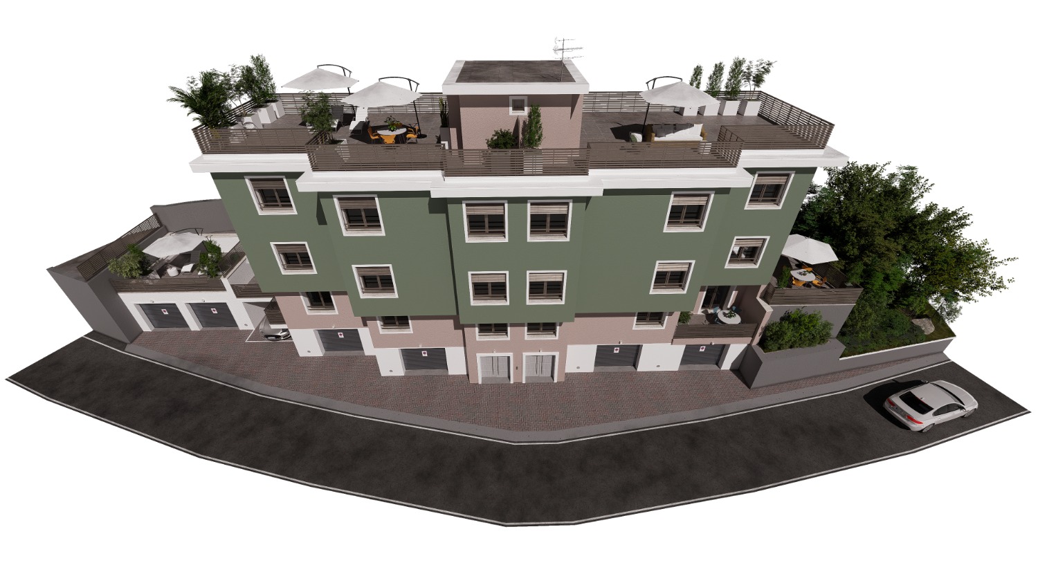 ATTICO DI NUOVA COSTRUZIONE CON TERRAZZA DI 80 MQ