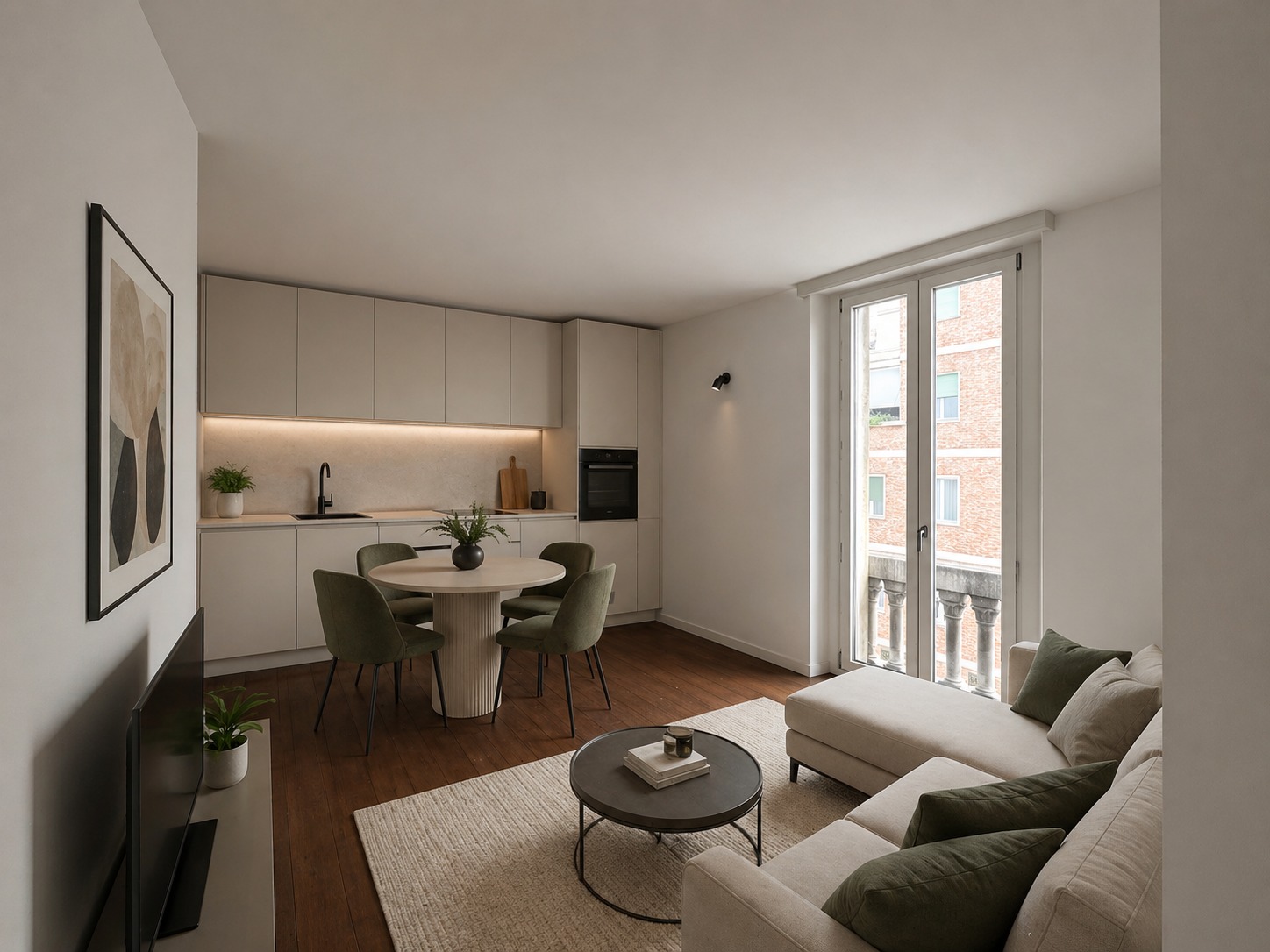 Bilocale di charme all’ultimo piano in Porta Romana