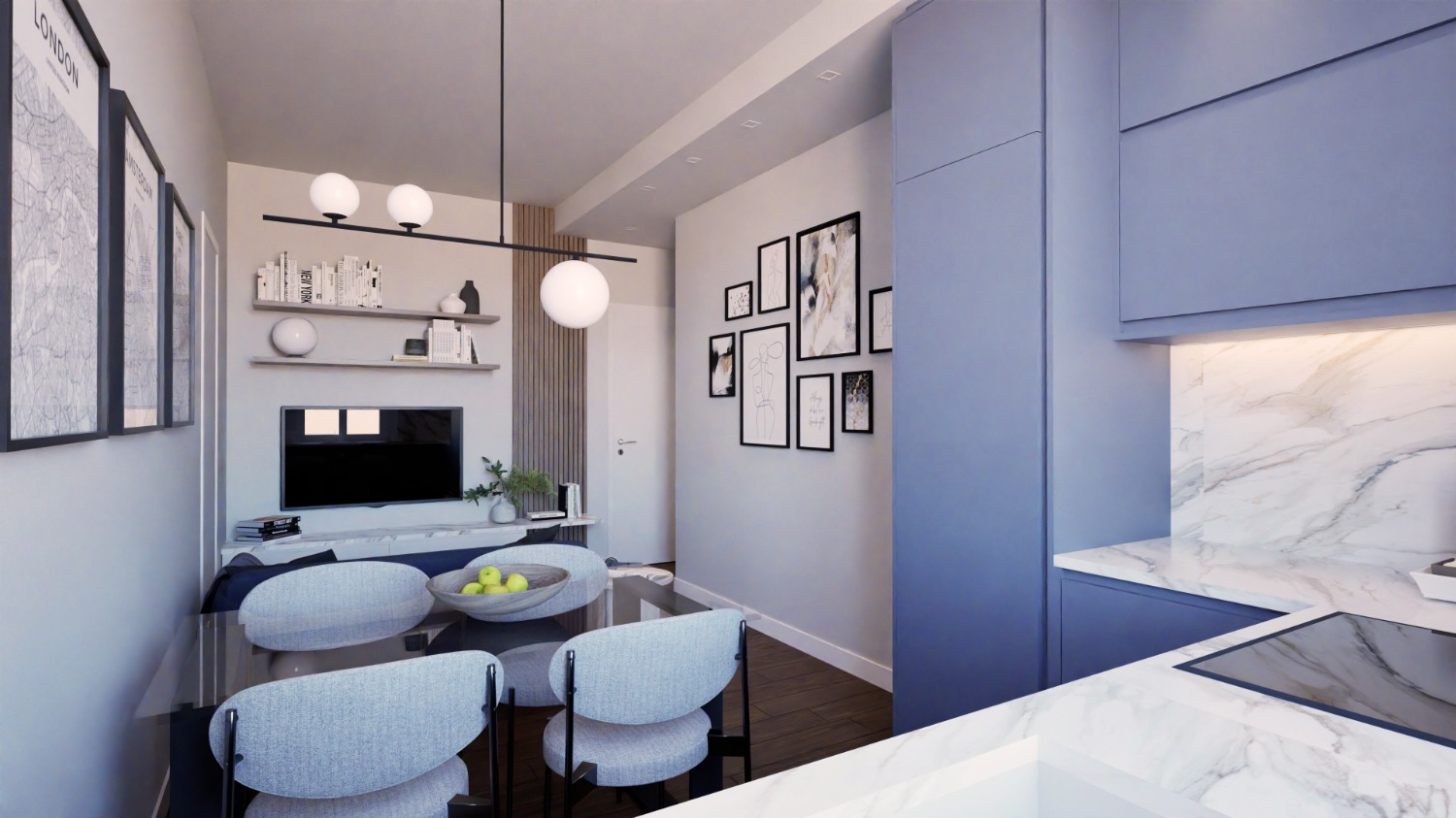 Bilocale di charme all’ultimo piano in Porta Romana