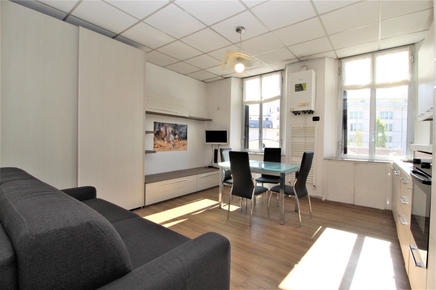 Monolocale piano alto in Porta Romana